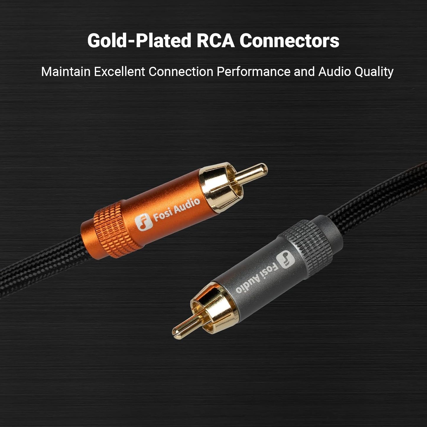 RCA Cable 0.3m by Fosi Audio