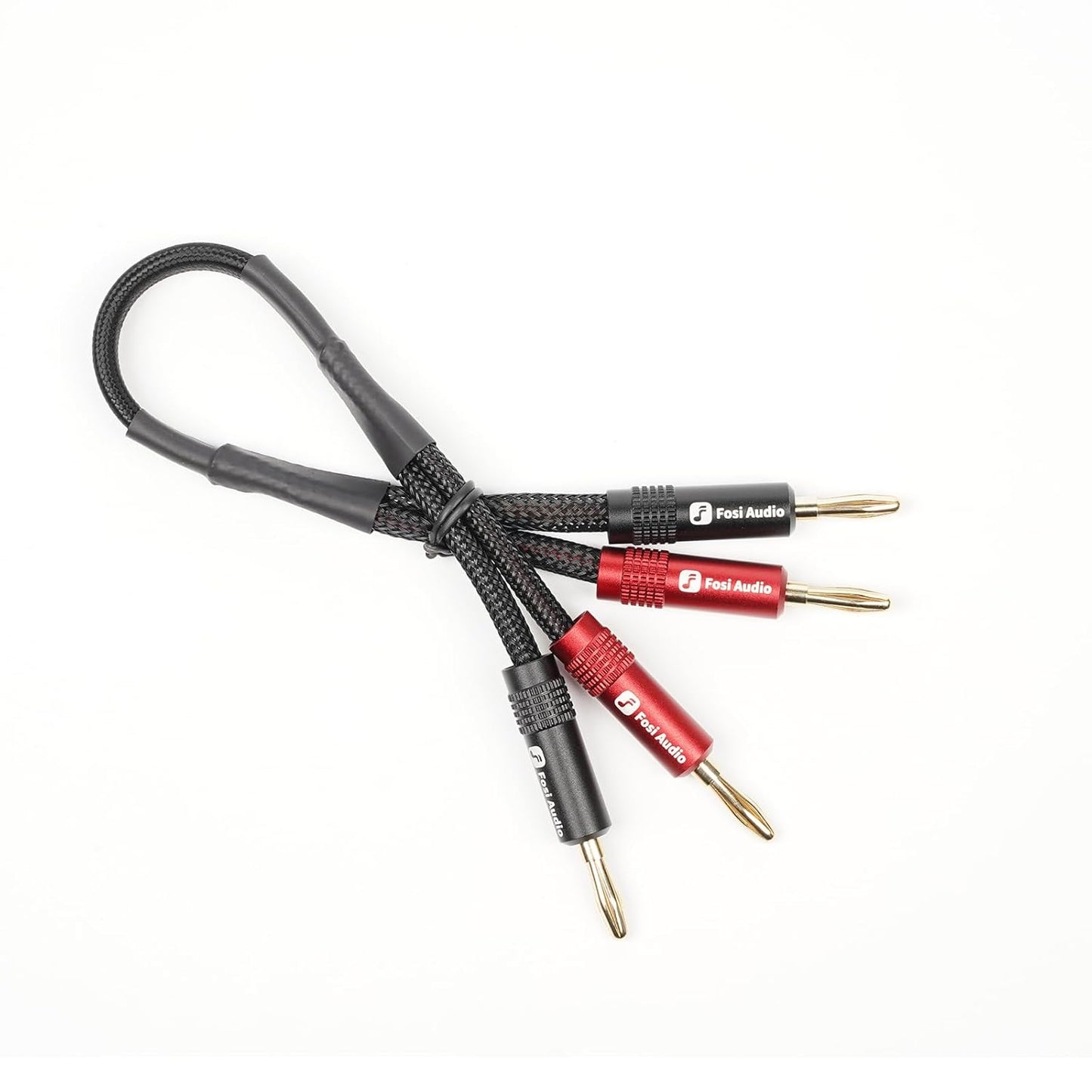 Speaker Cable 0.3m with Banana Plugs by Fosi Audio