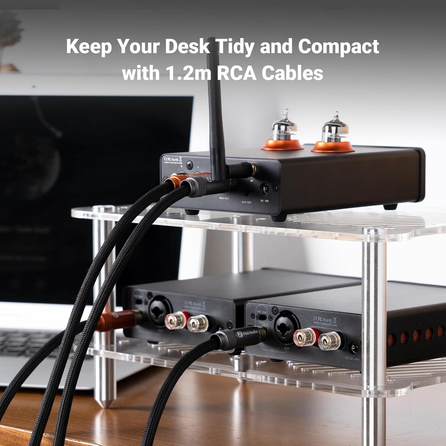 RCA Cable 1.2m by Fosi Audio
