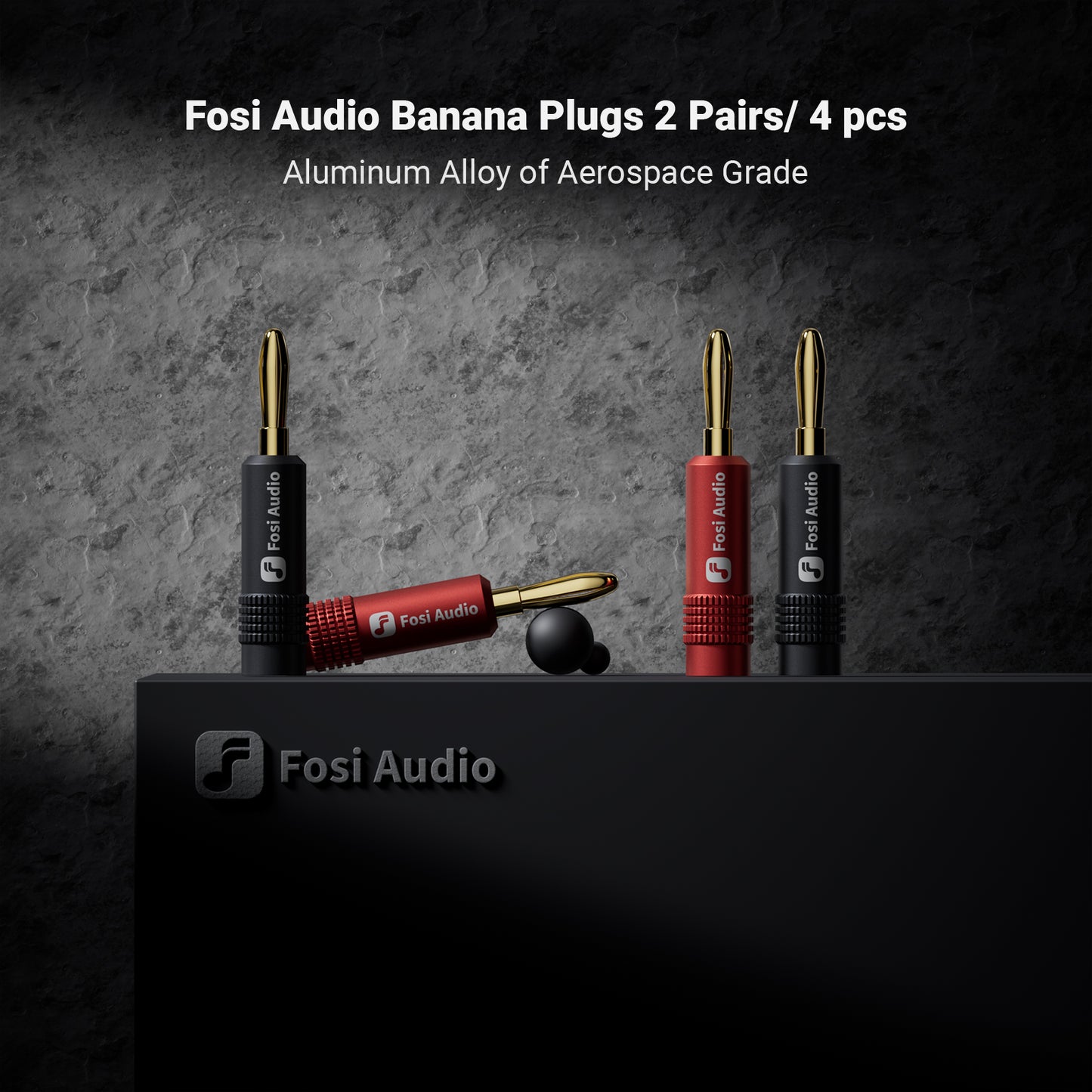 Banana Plugs Set by Fosi Audio